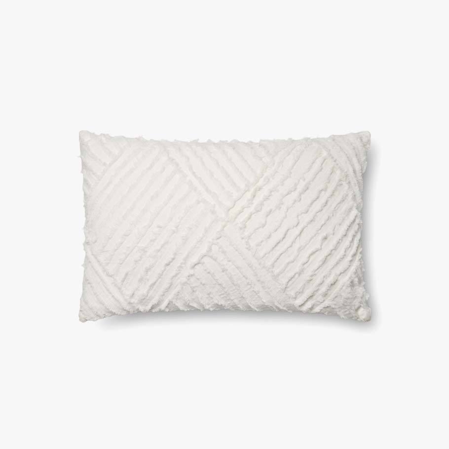 P1067 Mh White Pillow 13x21 Cover Only - Image 0