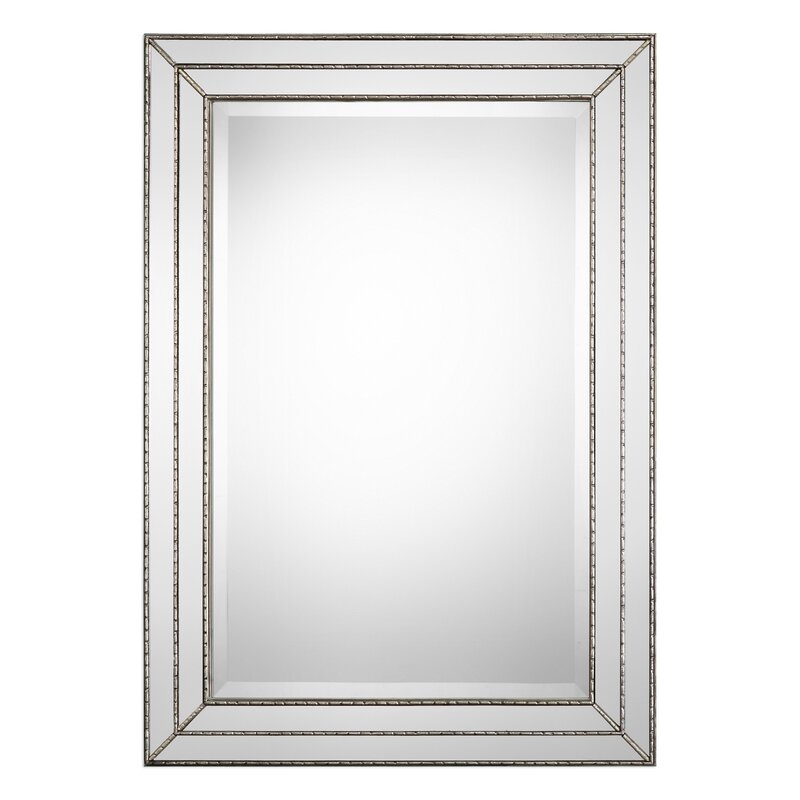 Willacoochee Traditional Rectangle Metallic Framed Accent Mirror - Image 0