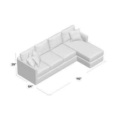 Cailinn Upholstered Reversible Sectional - Image 1