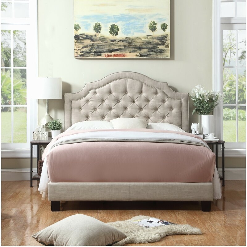 Swanley Upholstered Panel Bed - Image 0
