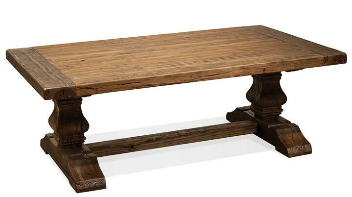Summit Solid Wood Trestle Coffee Table - Image 0