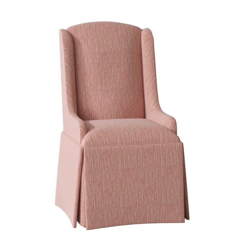 Doric Petite Wing Back Skirted Arm Chair - Image 0