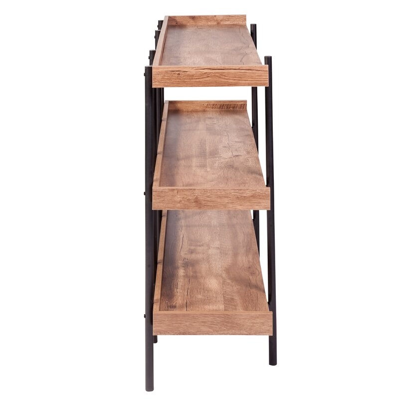 Parker Modern Etagere Bookcase - Image 1