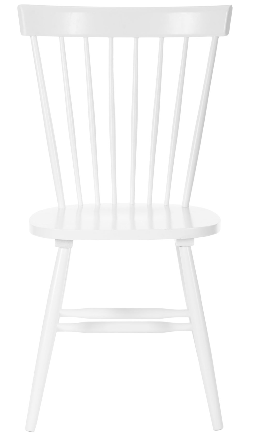 Romy Spindle Dining Chair, White, Set Of 2 - Image 2