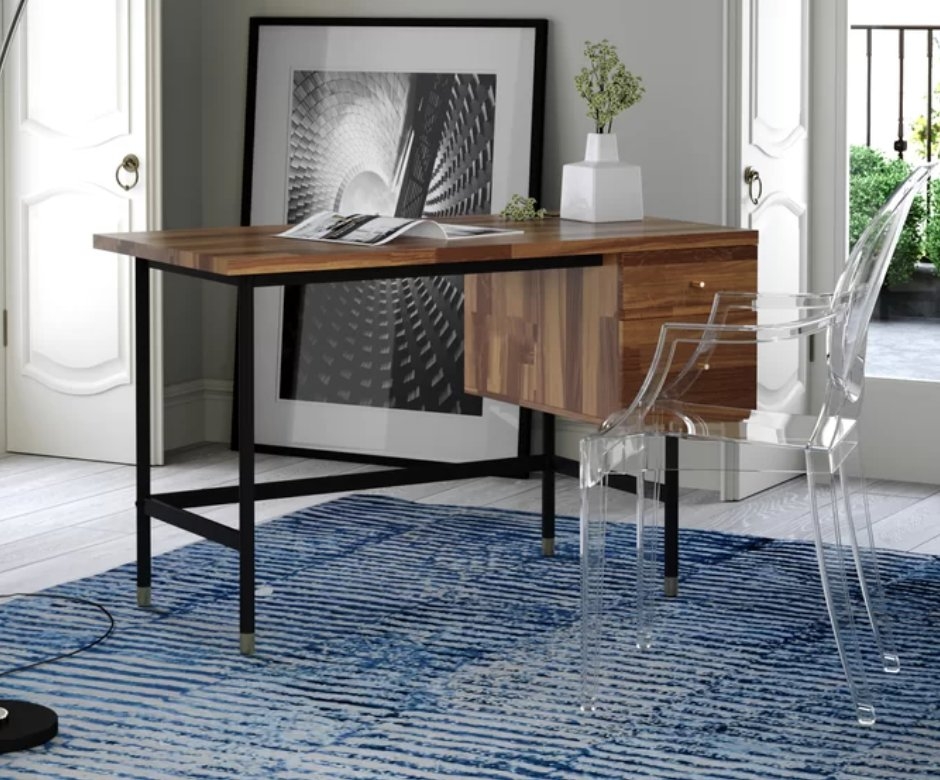 Manolla Solid Wood Desk - Image 2