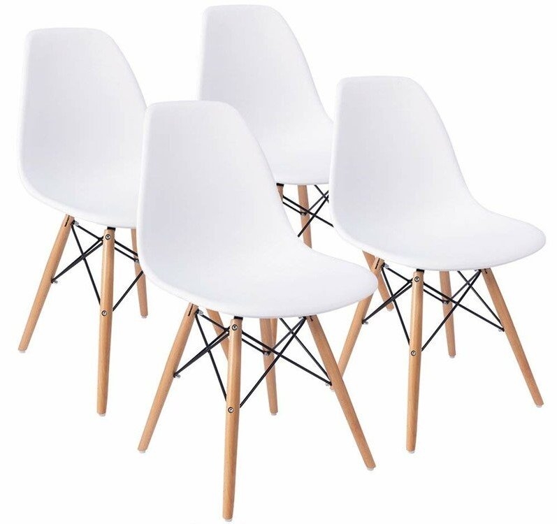 Blomquist Dining Chair Set of 4 White - Image 0