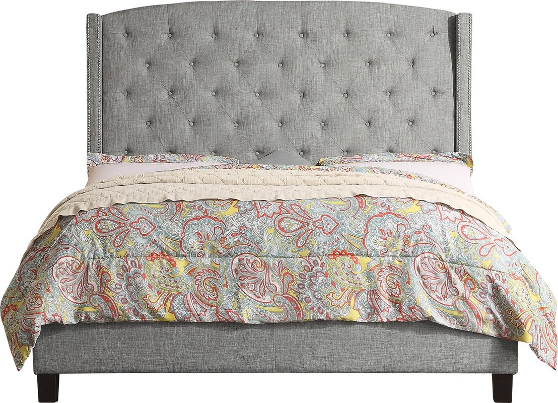 Destiny Upholstered Panel Bed - King - Image 0