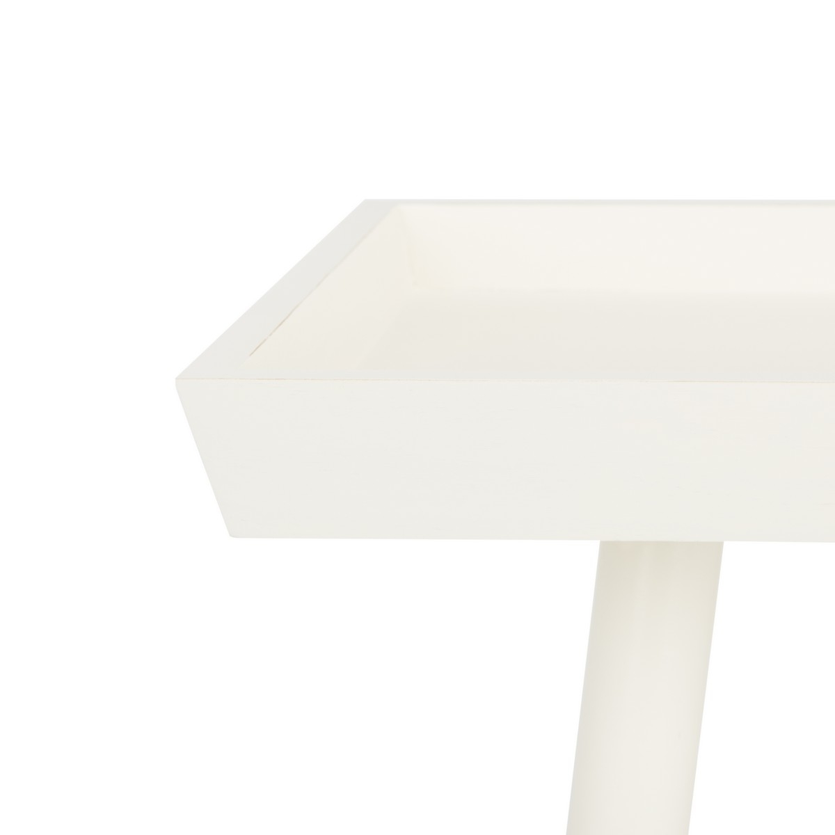Nonie Tray Accent Table - Distressed White - Arlo Home - Image 4