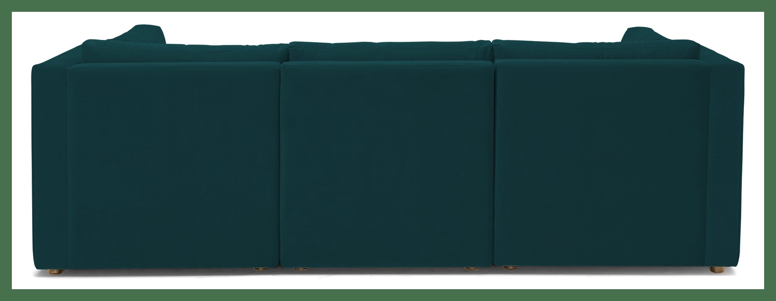 Daya Modular Sofa - Royale Peacock, pet-friendly velvet - Image 3