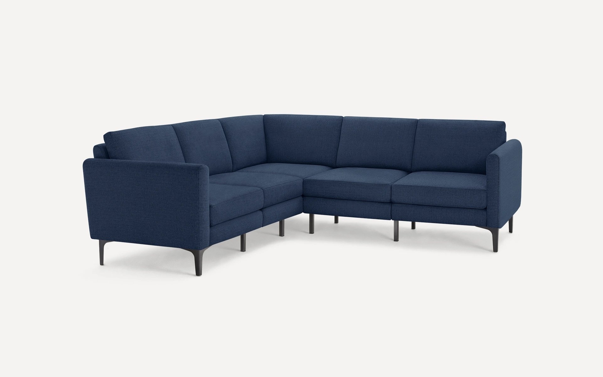 Nomad 5-Seat Corner Sectional in Navy Blue - Image 0