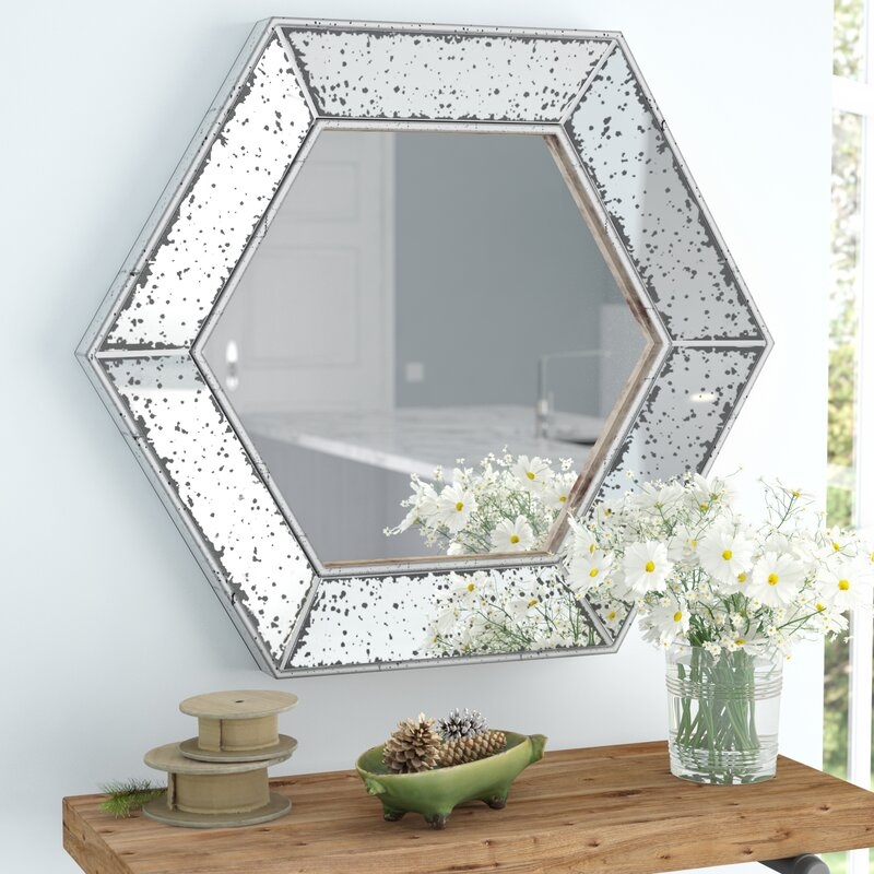 Gia Hexagon Accent Mirror - Image 1