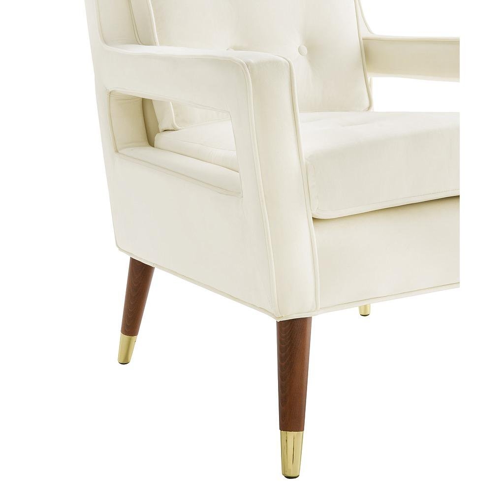 Taylor Cream Velvet Chair - Image 2