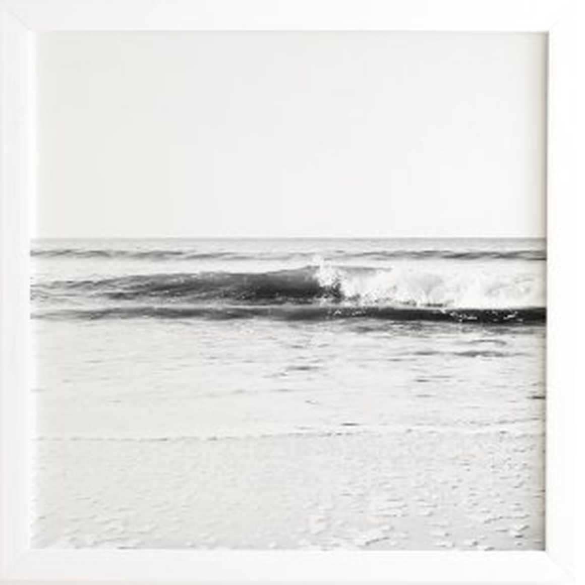 SURF BREAK - White Framed Wall Art - Image 0