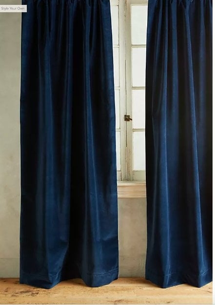 Matte Velvet Blackout Curtain - Image 2