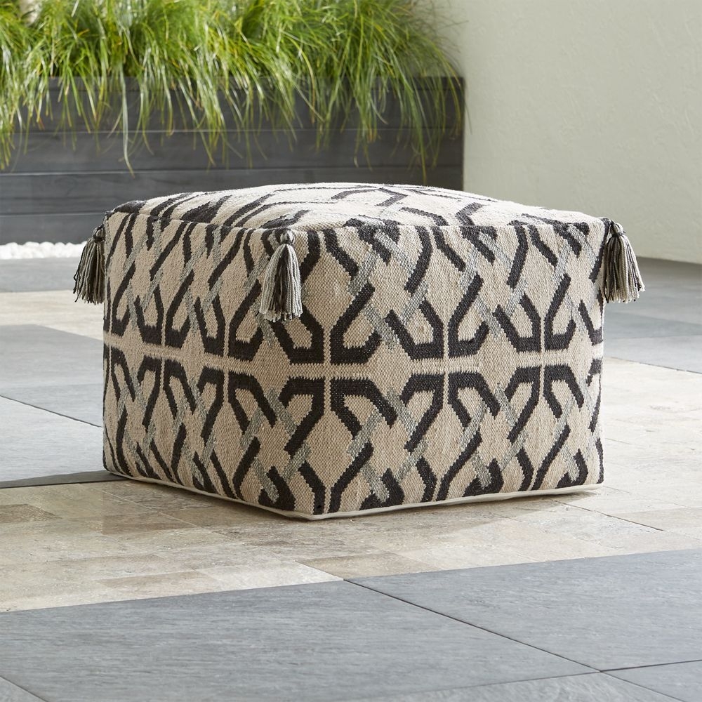 Mohave Outdoor Pouf - Image 0