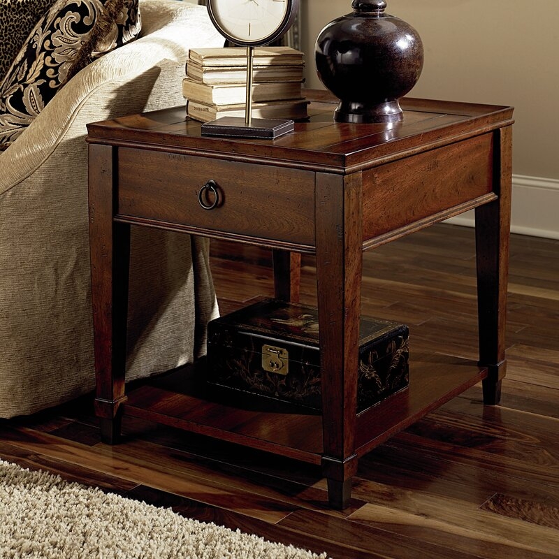 Langer End Table with Storage - Image 0