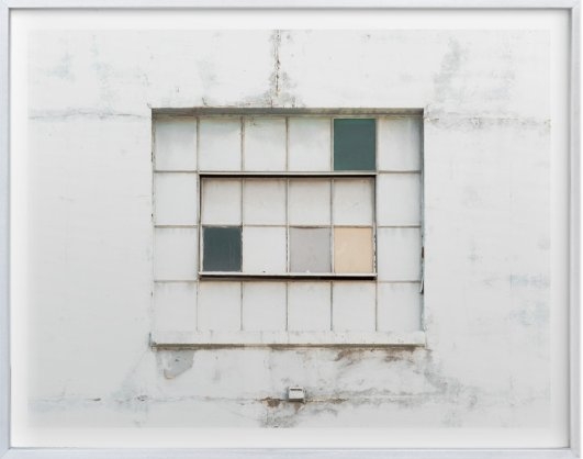 Industrial Window - 14x11 -White Wood Frame - Image 0
