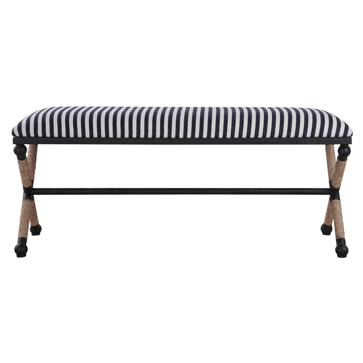 Braddock Striped Bench - Image 0