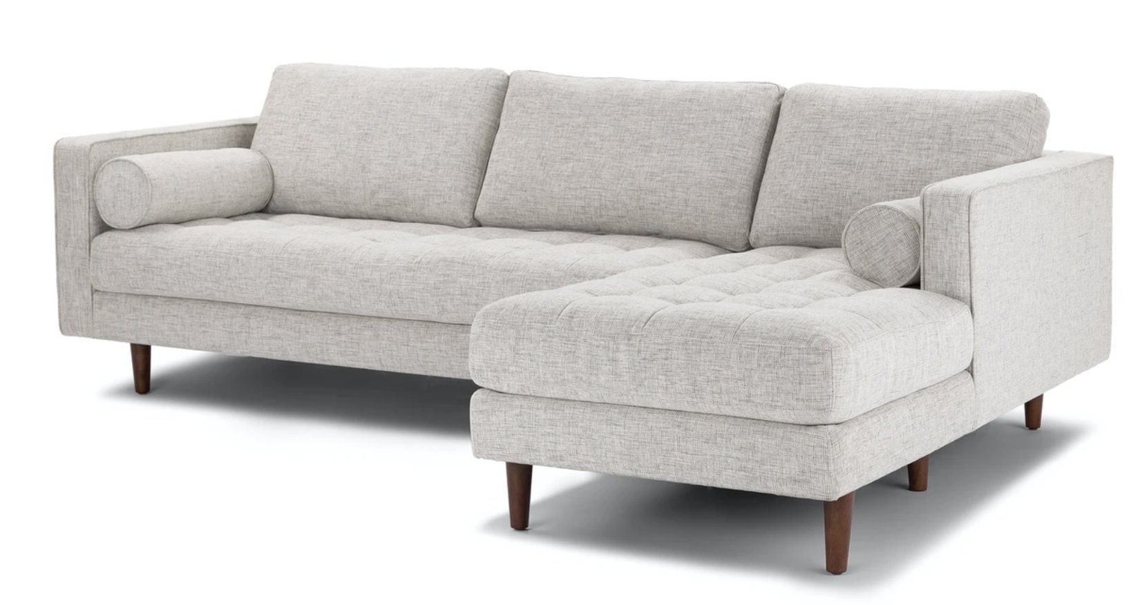 Sven Right Sectional Sofa, Birch Ivory - Image 1