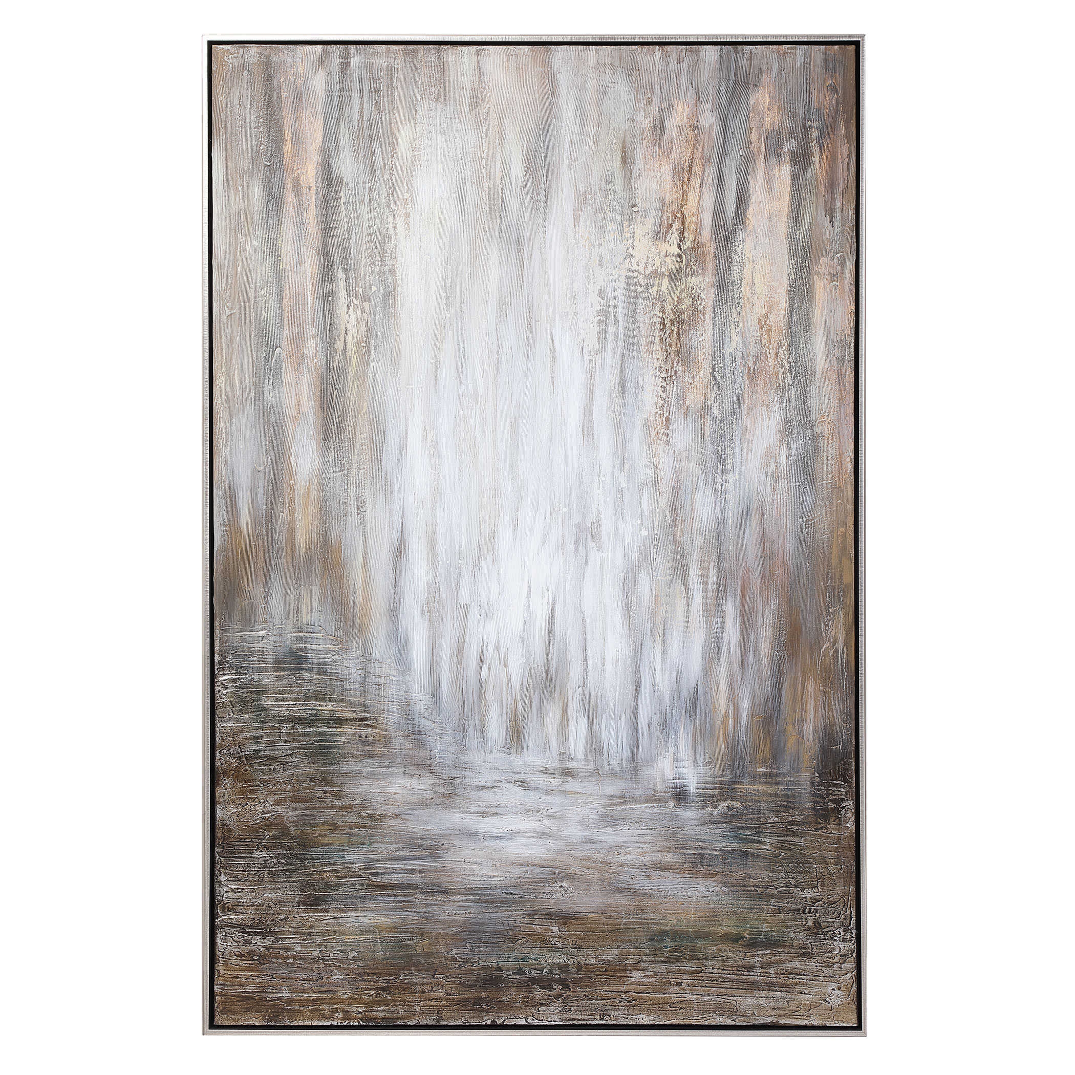 Desert Rain, Hand Painted Abstract Art, 41.25" x 61.25" - Image 0