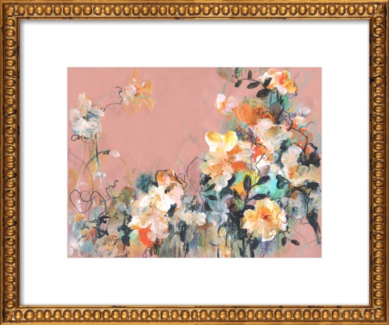 Autumn Arrangement on pink by Sonal Nathwani for Artfully Walls - Image 0