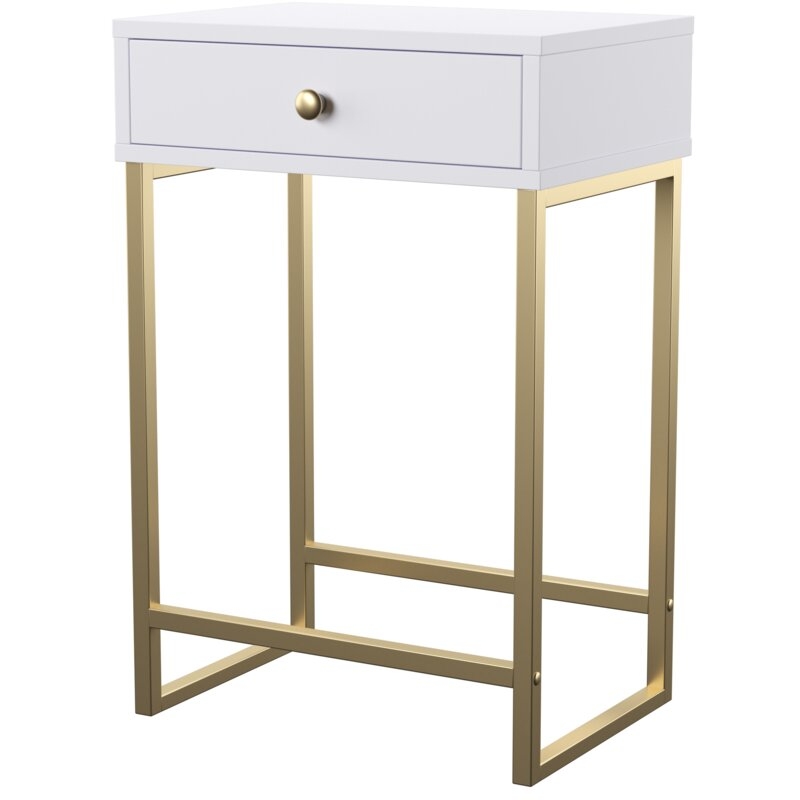Dayne Sled End Table with Storage - Image 0