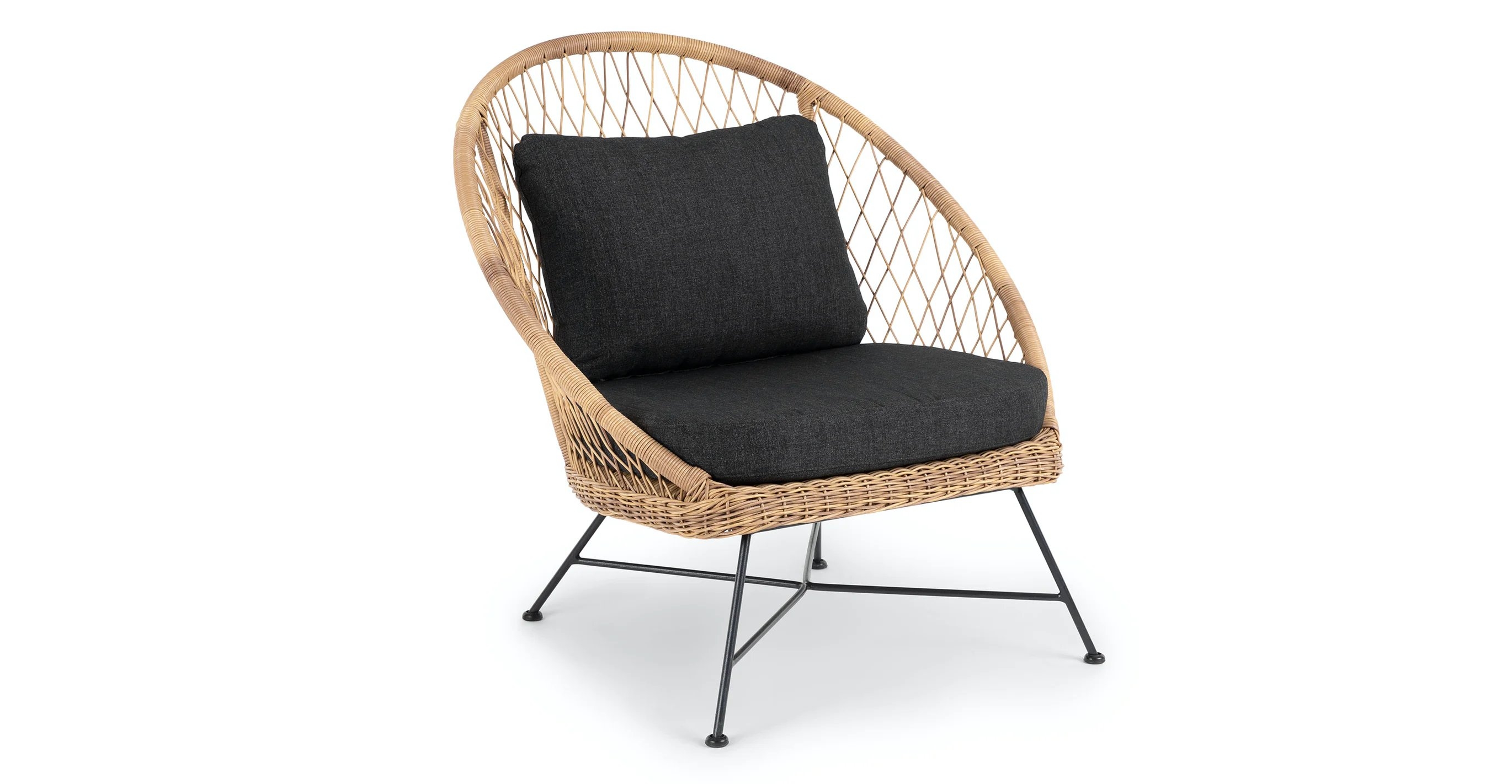 Aeri Slate Gray Lounge Chair - Image 0