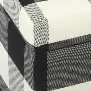 Black Black Shetye Decorative Upholstered Storage Bench - Image 2