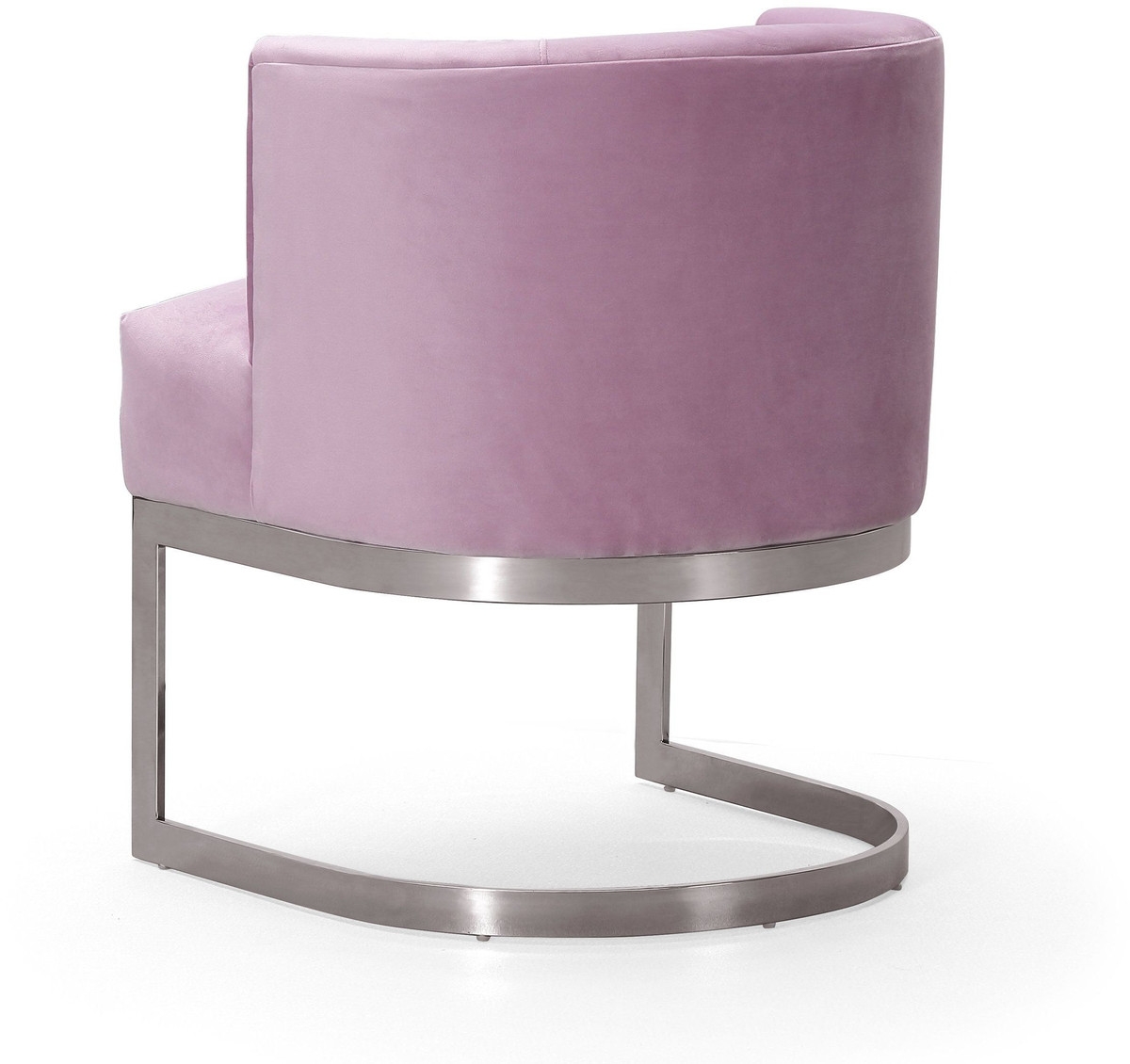 Evangelina Blush Velvet Chair - Image 1