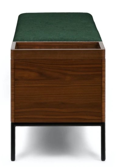 Thari Berkshire Green Walnut Bench - Image 2