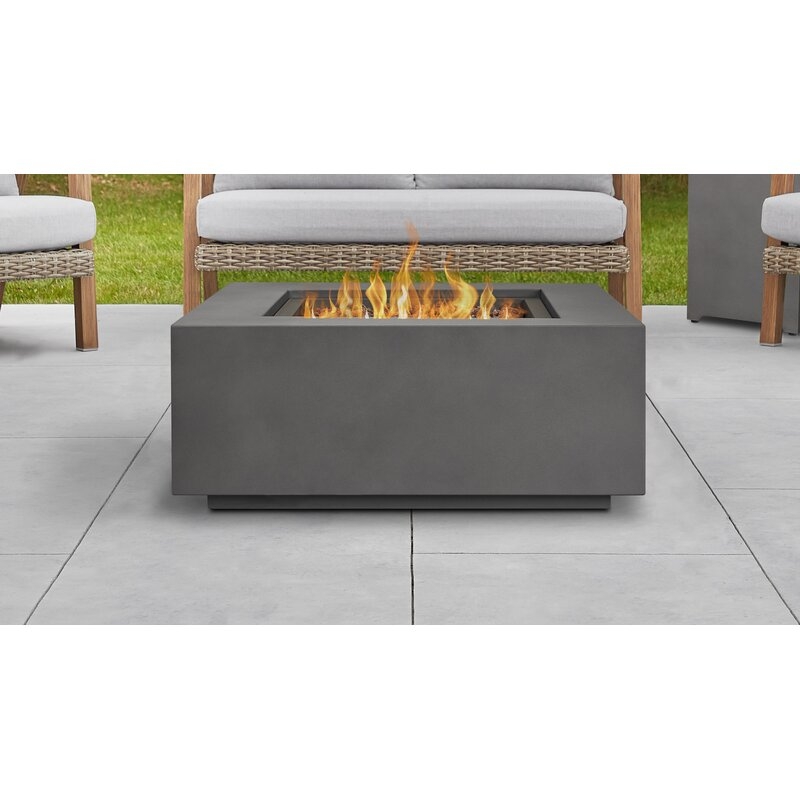 Aegean Steel Propane/Natural Gas Fire Pit Table - Image 1
