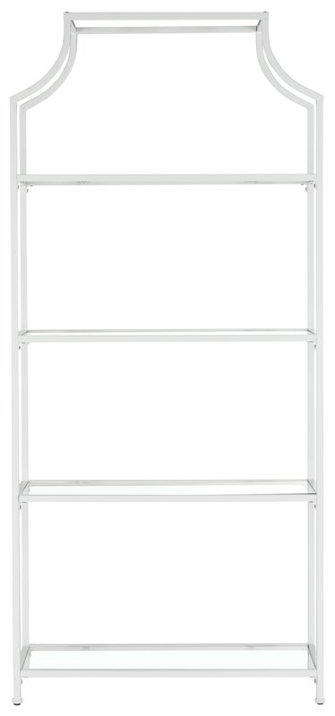 Timblin 4 Tier Etagere Bookcase - White - Image 0