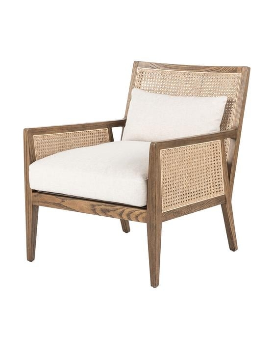 Landon Lounge Chair, Toasted Parawood - Image 0