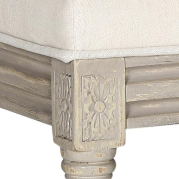 Holloway 19''H French Brasserie Linen Oval Side Chair (Set of 2) - Light Beige/Rustic Grey - Arlo Home - Image 7