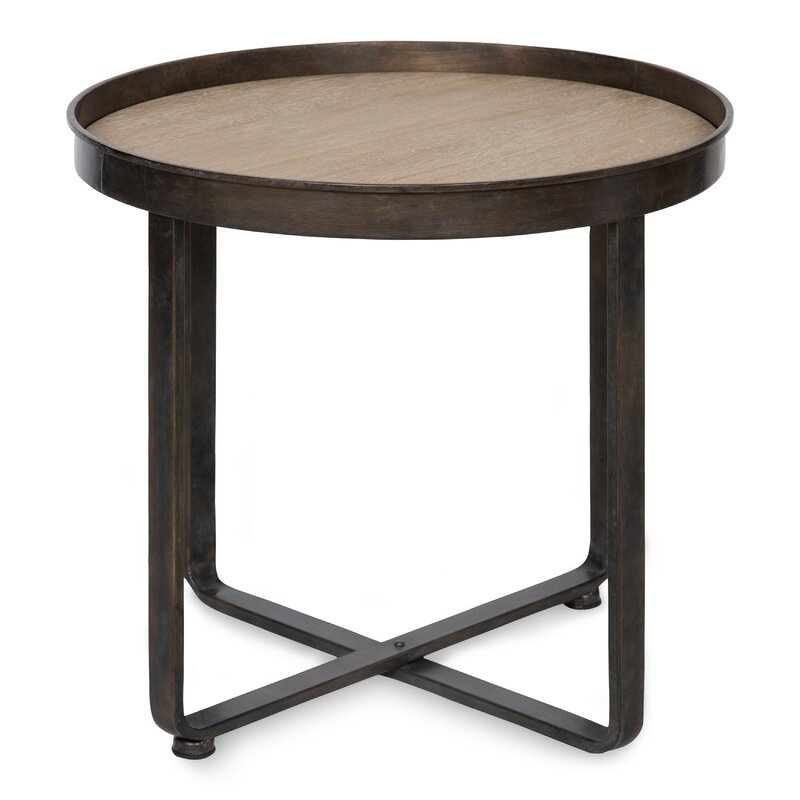 Wrenn Round Metal End Table - Image 2