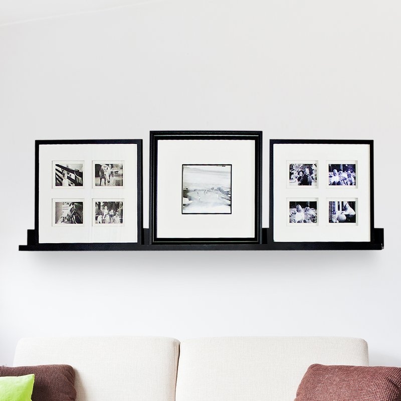 Picture Ledge Wall Shelf - Black - Image 1