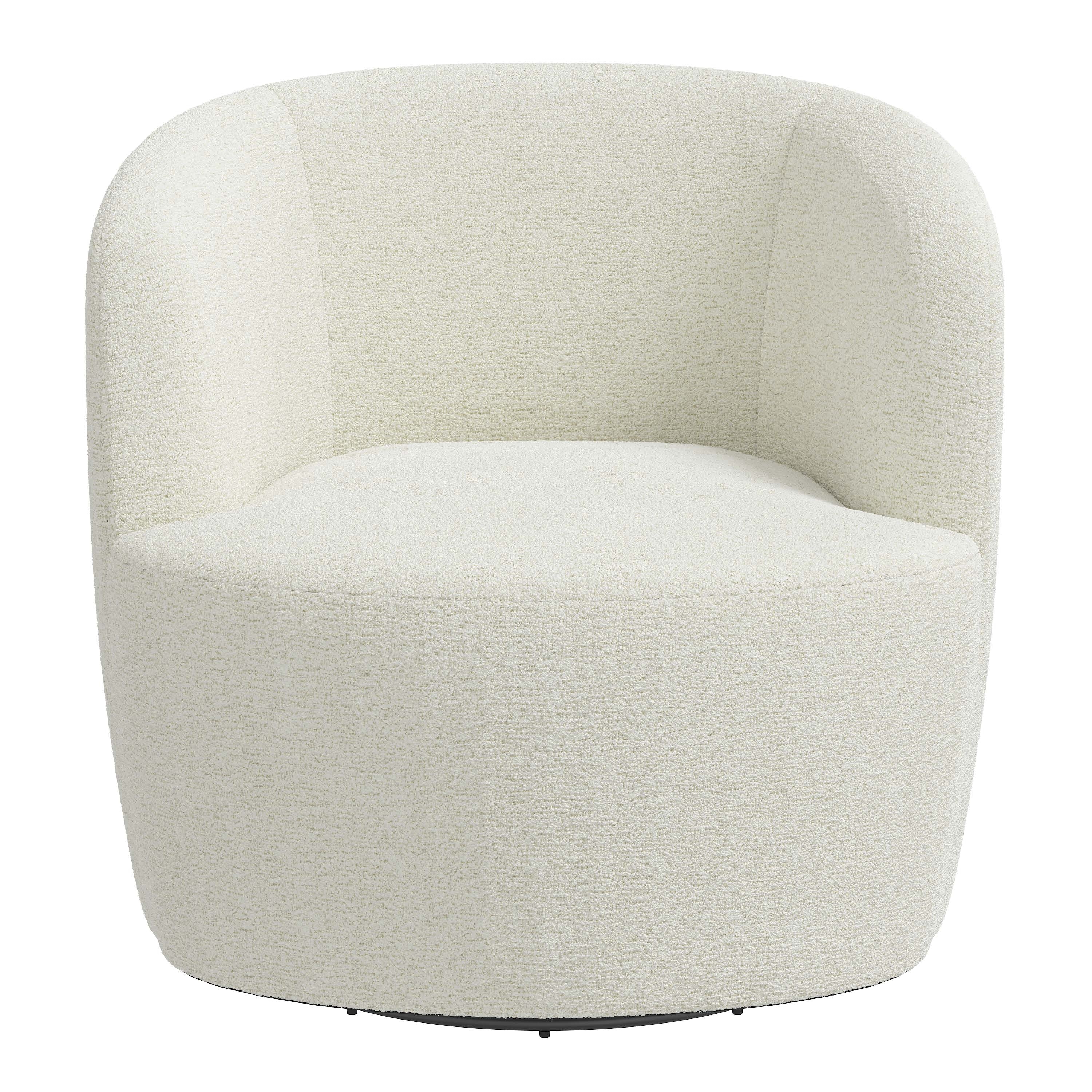 Hannah Swivel Chair - Cream - Image 1