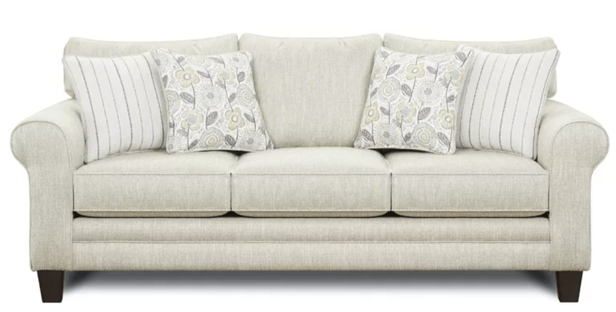 Southard Revolution Performance Fabrics 88" Rolled Arm Sofa Bed - Image 0