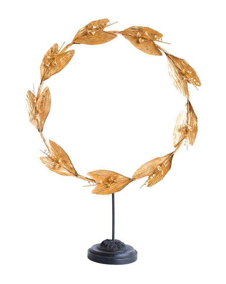 LILY OF THE VALLEY WREATH ON STAND - Image 0