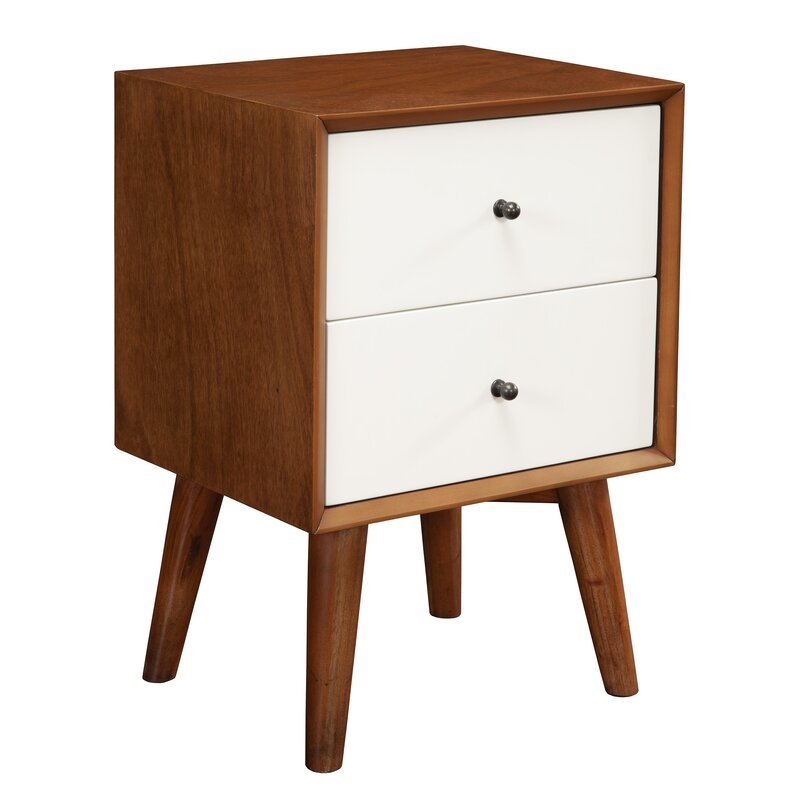 Williams Two-Tone 2 Drawer Nightstand - Image 2