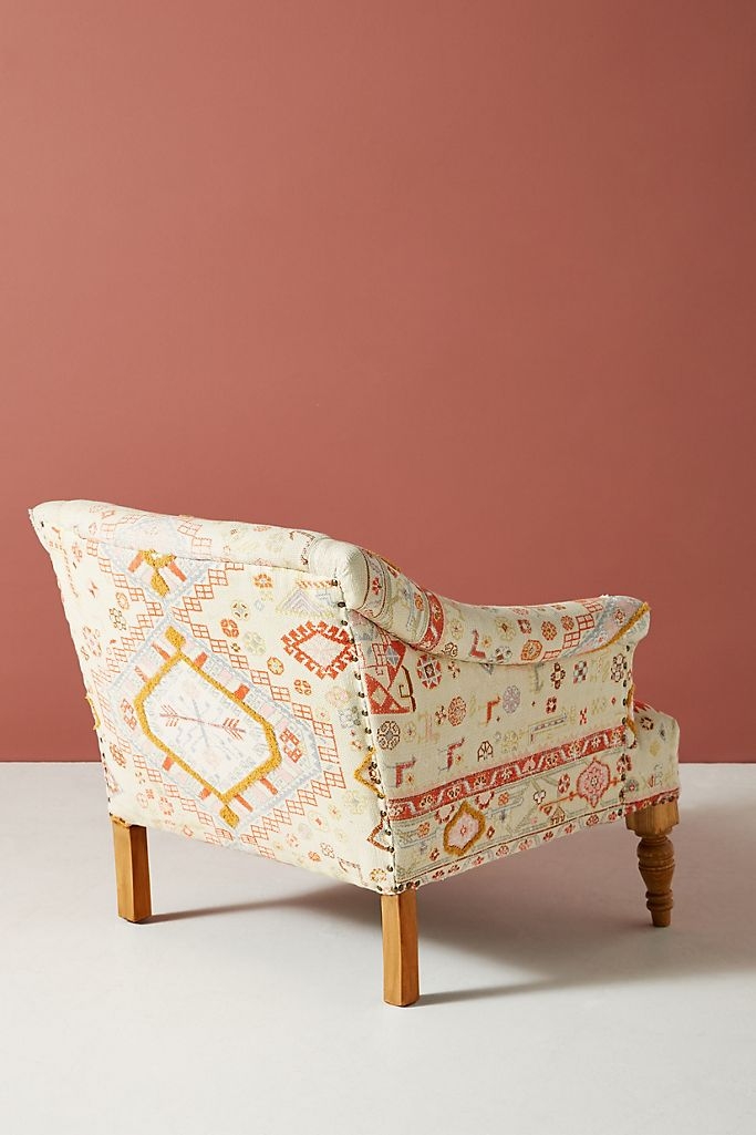 Rug-Printed Sally Accent Chair - Image 1