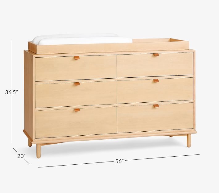 Nash Extra Wide Dresser; Topper Set - Image 1