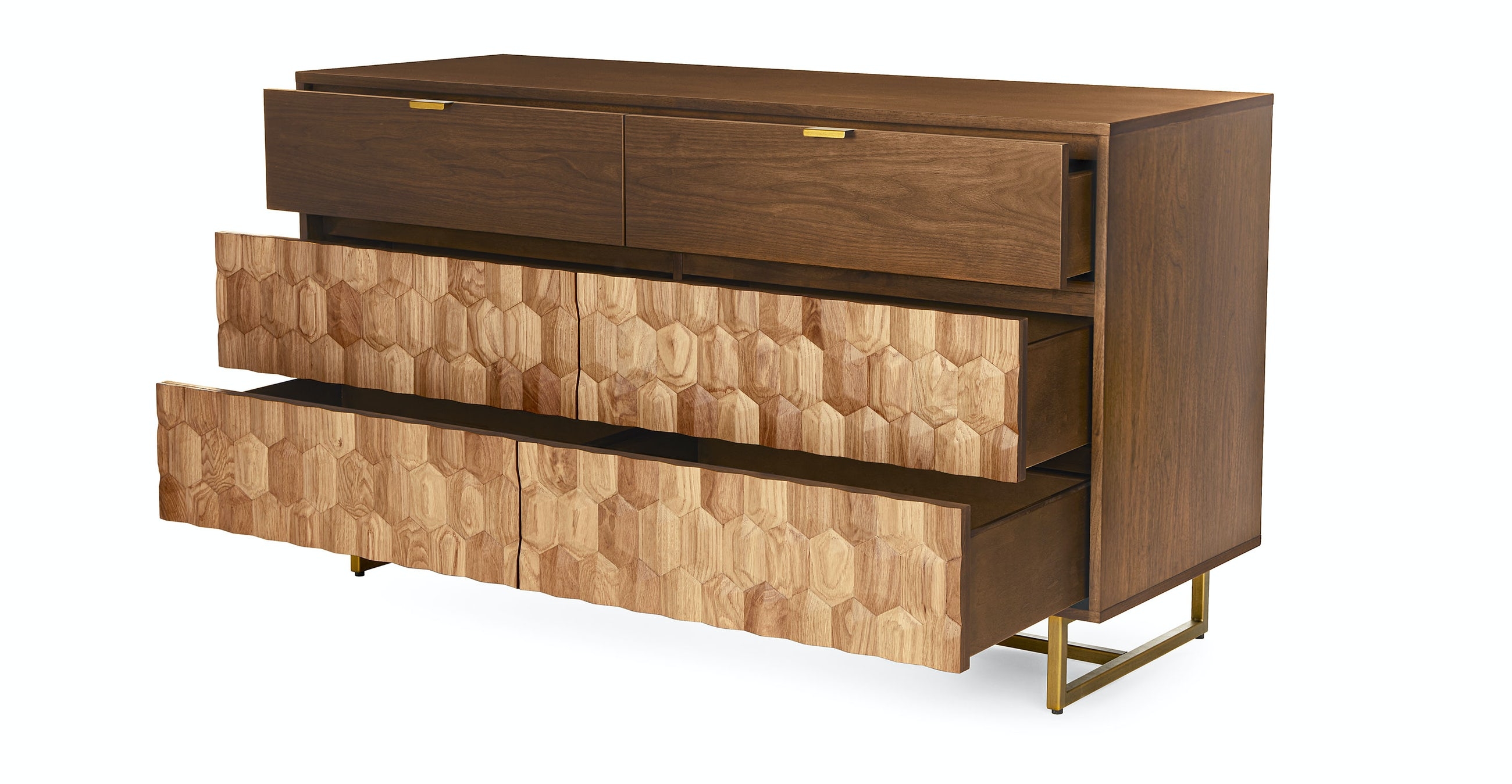 Geome 6 Drawer Double Dresser - Image 1