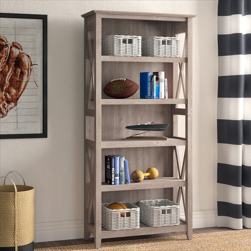 Cyra Standard Bookcase / Washed Gray - Image 1