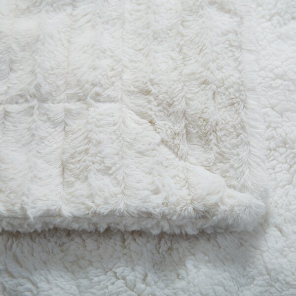 Aresford Polar White Blanket - Image 1