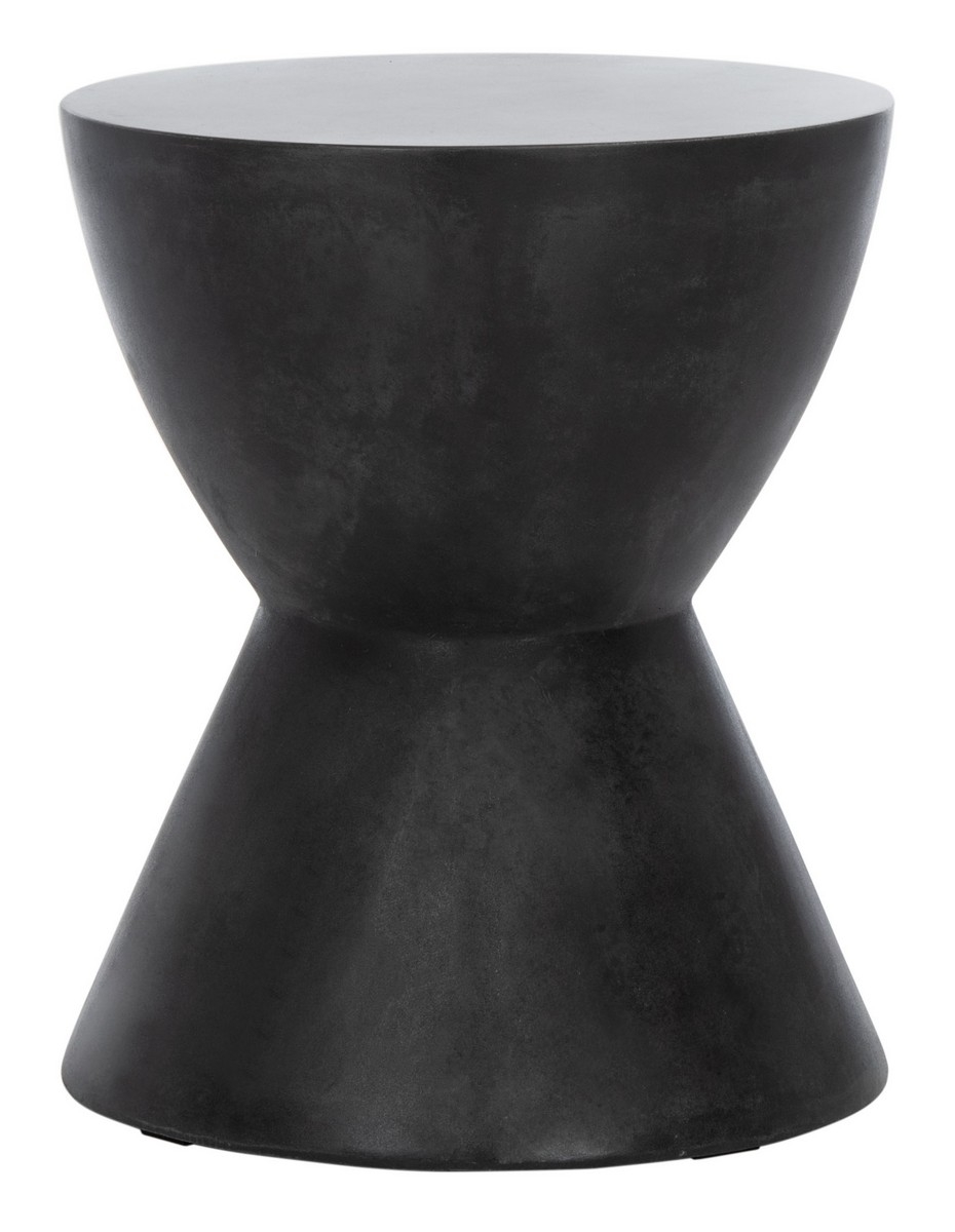Athena In/Outdoor Accent Stool - Black - Arlo Home - Image 0