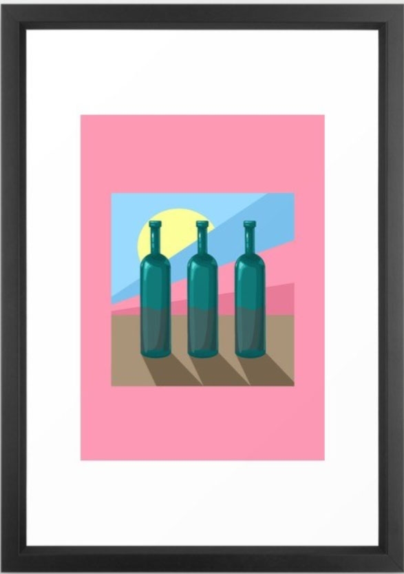 wine Framed Art Print - Image 0