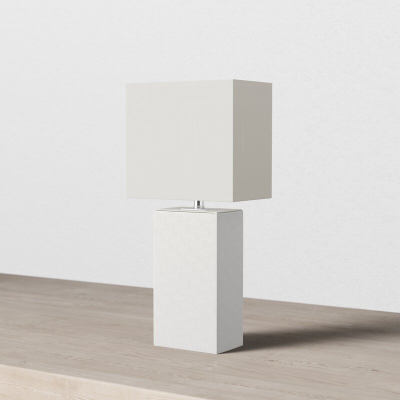 Tate 21" Table Lamp (White Base) - Image 2