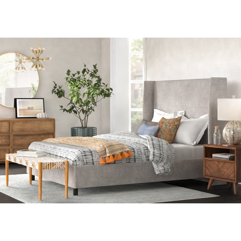 Tilly Upholstered Low Profile Standard Bed - Image 3