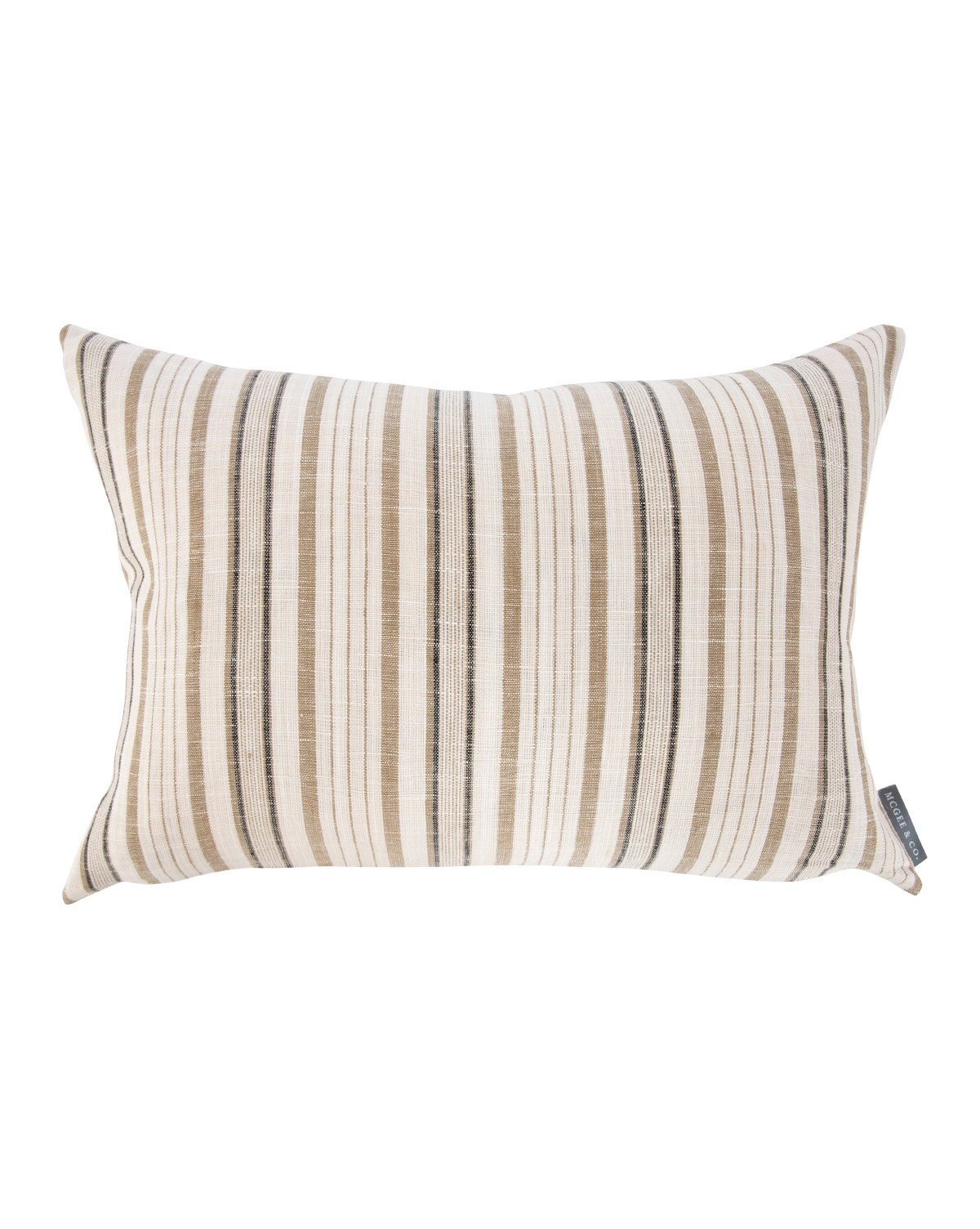 ARCHIE PILLOW WITHOUT INSERT, CAMEL, 12" x 24" - Image 0